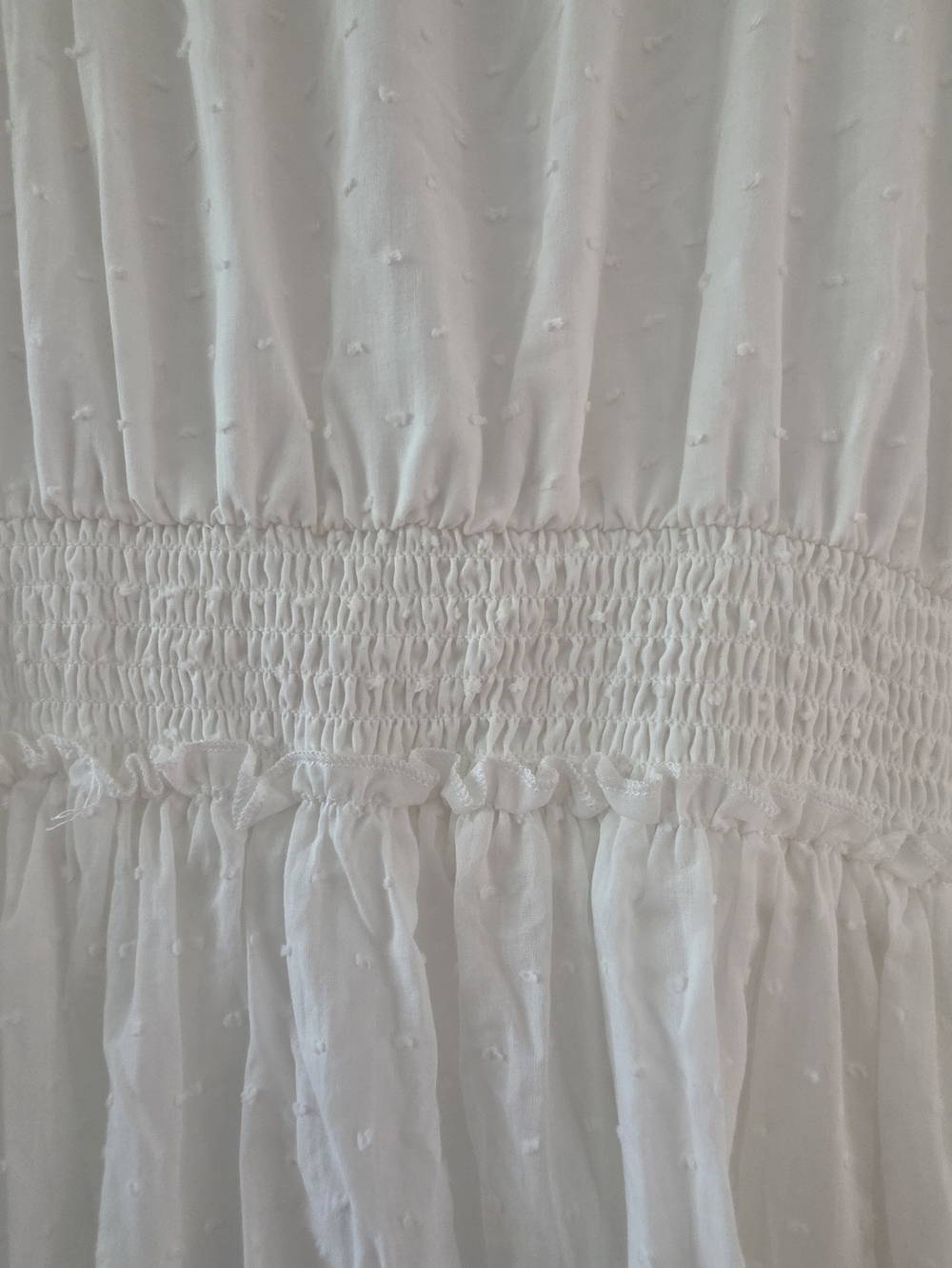 Betsey Johnson White Cotton Ruffled Maxi Dress - Picture 7 of 8